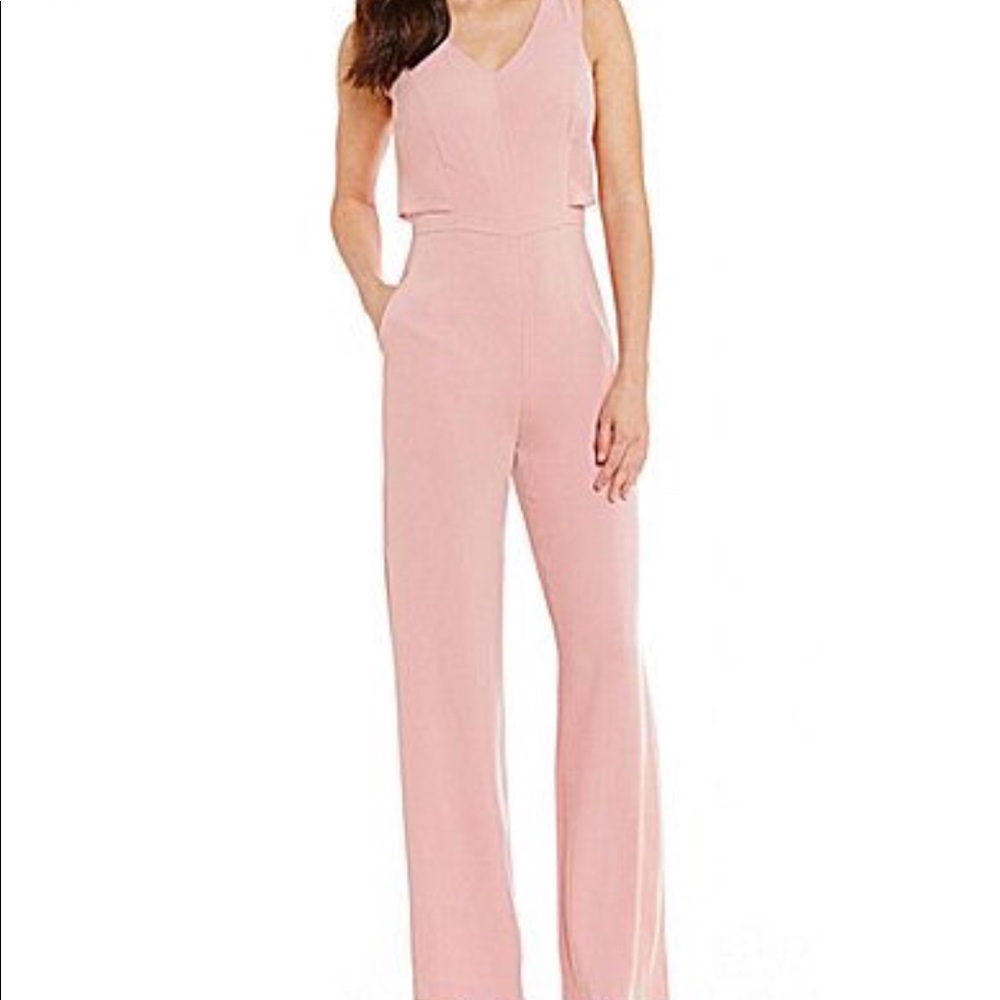 Antonio Melani blush pink jumpsuit